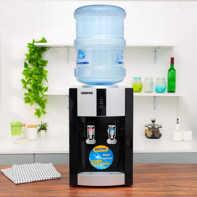 آبسردکن رومیزی جیپاس | Hot & Cold Table Water Dispener Geepas مدل GWD8356